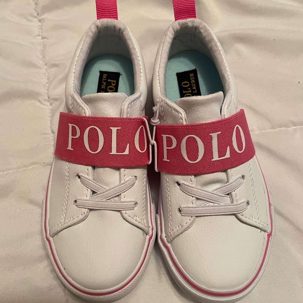 Polo sneakers for little girls